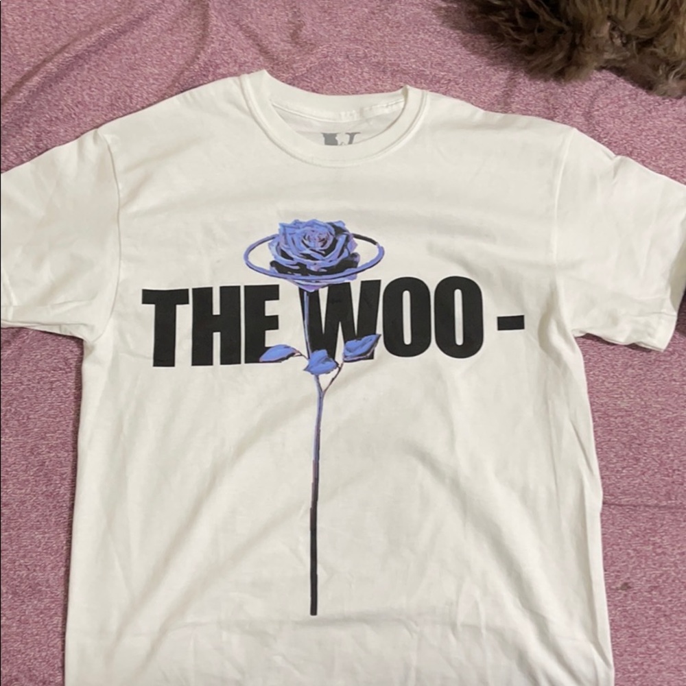 Pop smoke “the woo” vlone t-shirt